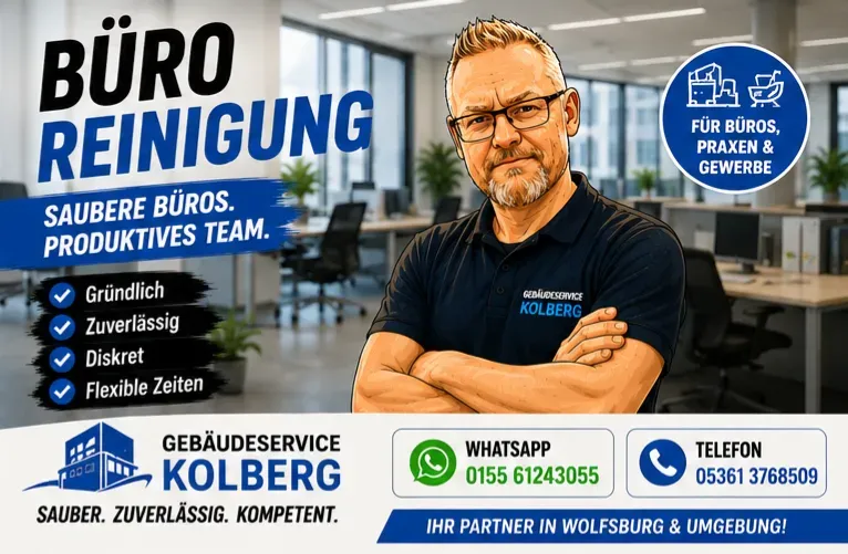 Büroreinigung Wolfsburg – saubere Büros für ein produktives Team